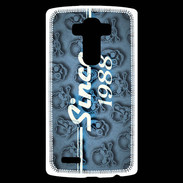 Coque Personnalisée Lg G4 Since crane bleu 1988