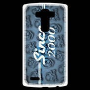 Coque Personnalisée Lg G4 Since crane bleu 2000
