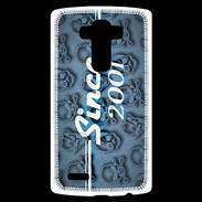 Coque Personnalisée Lg G4 Since crane bleu 2001