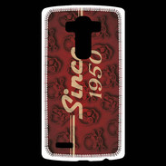 Coque Personnalisée Lg G4 Since crane rouge 1950