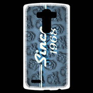 Coque Personnalisée Lg G4 Since crane bleu 1968