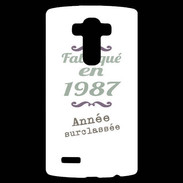 Coque Personnalisée Lg G4 Fabriqué en 1987 ZG