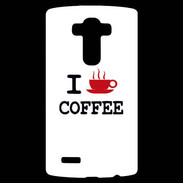 Coque Personnalisée Lg G4 I love Coffee
