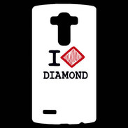 Coque Personnalisée Lg G4 I love Diamond