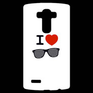 Coque Personnalisée Lg G4 I love Lunette Fun