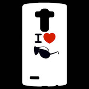 Coque Personnalisée Lg G4 I love Lunette Fun 2
