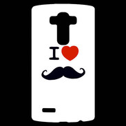 Coque Personnalisée Lg G4 I love Moustache