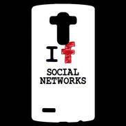 Coque Personnalisée Lg G4 I love Social Net