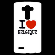 Coque Personnalisée Lg G4 I love Belgique