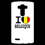 Coque Personnalisée Lg G4 I love Belgique 2