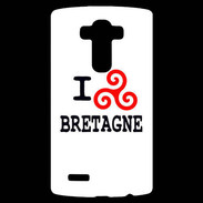 Coque Personnalisée Lg G4 I love Bretagne 2