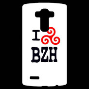Coque Personnalisée Lg G4 I love BZH 2