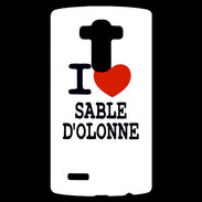 Coque Personnalisée Lg G4 I love Sable d'Olonne