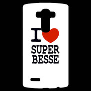 Coque Personnalisée Lg G4 I love Super Besse