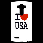 Coque Personnalisée Lg G4 I love USA