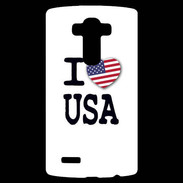Coque Personnalisée Lg G4 I love USA 2