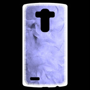 Coque Personnalisée Lg G4 Effet de plumes bleues PR