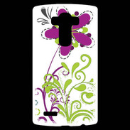 Coque Personnalisée Lg G4 motif floral vert