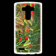 Coque Personnalisée Lg G4 DP Coquelicot dans un champs de blé