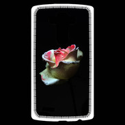 Coque Personnalisée Lg G4 Belle rose sur fond noir PR