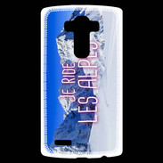 Coque Personnalisée Lg G4 Je ride Les Alpes ZG