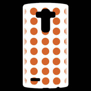 Coque Personnalisée Lg G4 pois orange