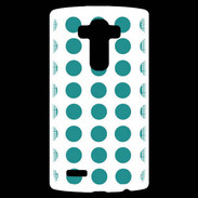 Coque Personnalisée Lg G4 pois bleu clair