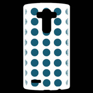 Coque Personnalisée Lg G4 pois turquoise