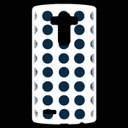 Coque Personnalisée Lg G4 pois bleu marine