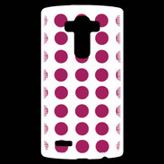 Coque Personnalisée Lg G4 pois magenta