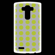 Coque Personnalisée Lg G4 pois gris & vert