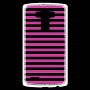 Coque Personnalisée Lg G4 rayures noires et roses
