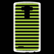 Coque Personnalisée Lg G4 rayures noires et vertes