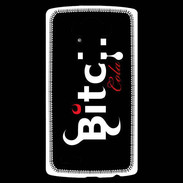 Coque Personnalisée Lg G4 Bitch Cola fond noir
