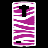 Coque Personnalisée Lg G4 zèbre rose & blanc