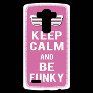 Coque Personnalisée Lg G4 Keep Calm Funky Rose