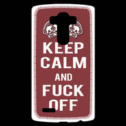 Coque Personnalisée Lg G4 Keep Calm Fuck Off Brique