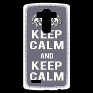 Coque Personnalisée Lg G4 Keep Calm Gris