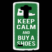 Coque Personnalisée Lg G4 Keep Calm Buy Shoes Vert