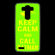 Coque Personnalisée Lg G4 Keep Calm Call Batman Vert pomme