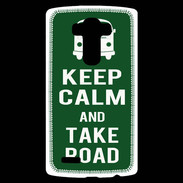 Coque Personnalisée Lg G4 Keep Calm Take road Vert
