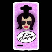 Coque Personnalisée Lg G4 Miss Champagne Brune
