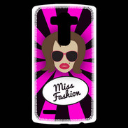 Coque Personnalisée Lg G4 Miss Fashion Chatain
