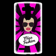 Coque Personnalisée Lg G4 Miss Fashion Brune