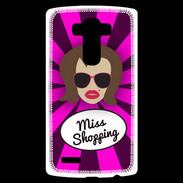 Coque Personnalisée Lg G4 Miss Shopping Chatain
