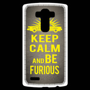 Coque Personnalisée Lg G4 Keep Calm and Be Furious Gris