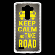 Coque Personnalisée Lg G4 Keep Calm and Take o road 2 Gris