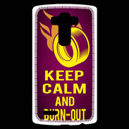 Coque Personnalisée Lg G4 Keep Calm and Burn Out Rose