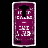Coque Personnalisée Lg G4 Keep Calm and Take Jack Rose