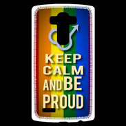Coque Personnalisée Lg G4 Keep Calm and Be Proud mens Gay